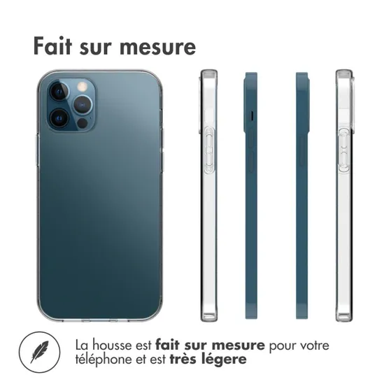 Accezz Clear Case voor Apple iPhone 12 (Pro) Transparant