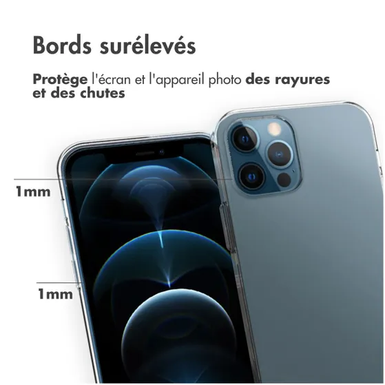 Accezz Clear Case voor Apple iPhone 12 (Pro) Transparant