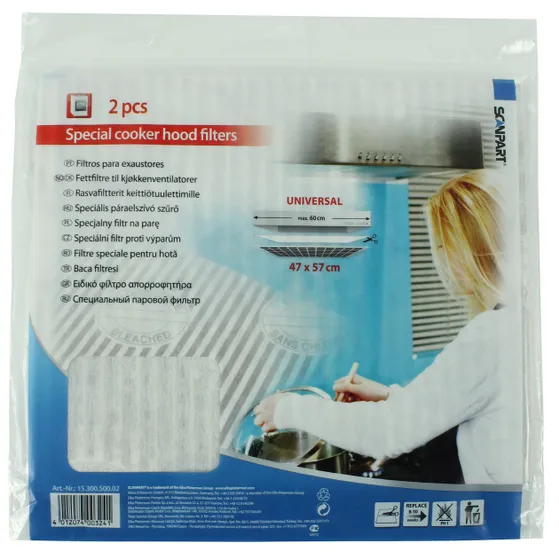 Scanpart afzuigkapfilter set 47x57cm plat