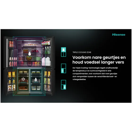 Hisense RQ760N4SBFE Zwart