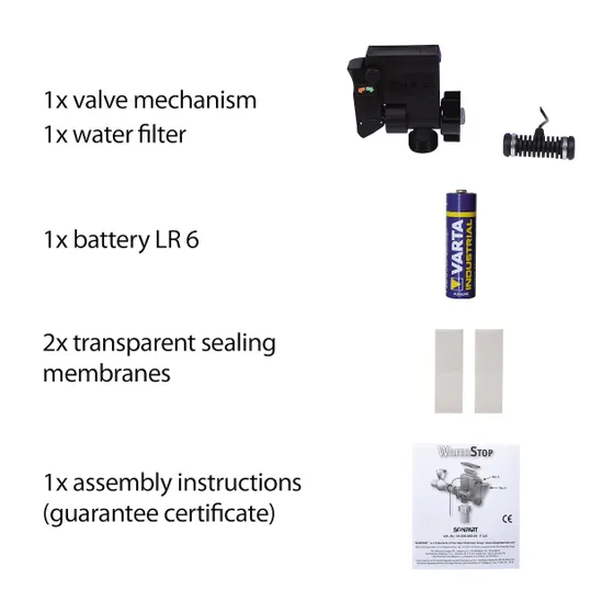 Scanpart elektronisch waterslot met sensor