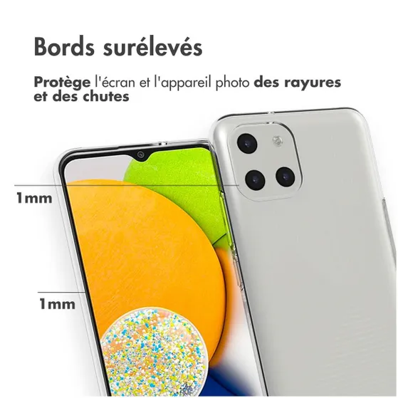 Accezz Clear Case voor Samsung Galaxy A03 Transparant