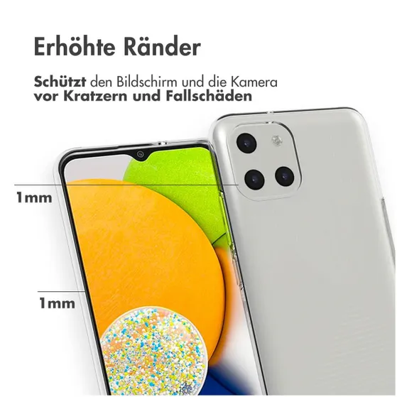 Accezz Clear Case voor Samsung Galaxy A03 Transparant