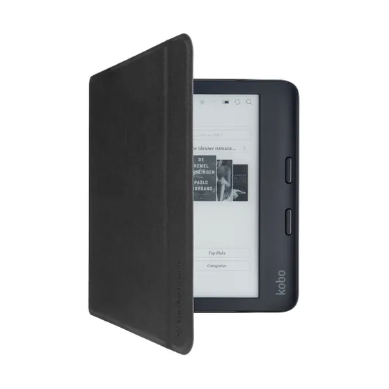 Gecko Easy-Click cover voor Kobo Libra 2 Zwart