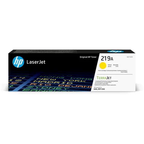 HP 219A Toner Geel