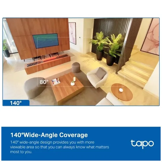 Tapo C125 Wifi-bewakingscamera met AI
