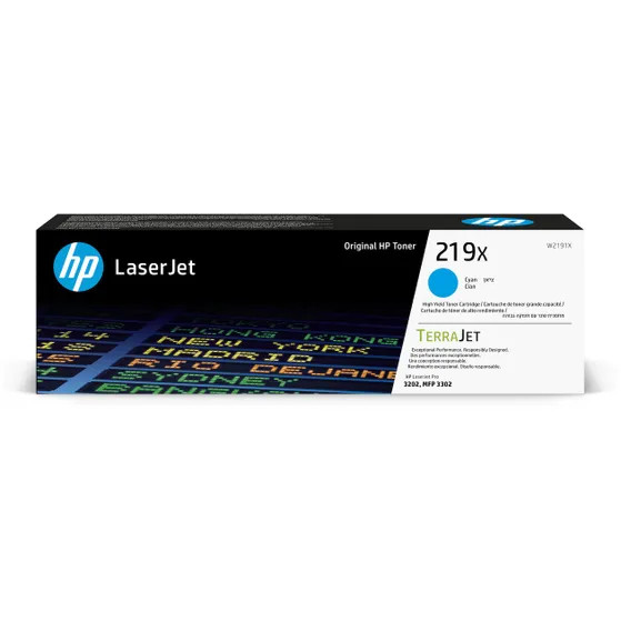 HP 219X Toner (Hoge Capaciteit) Cyaan