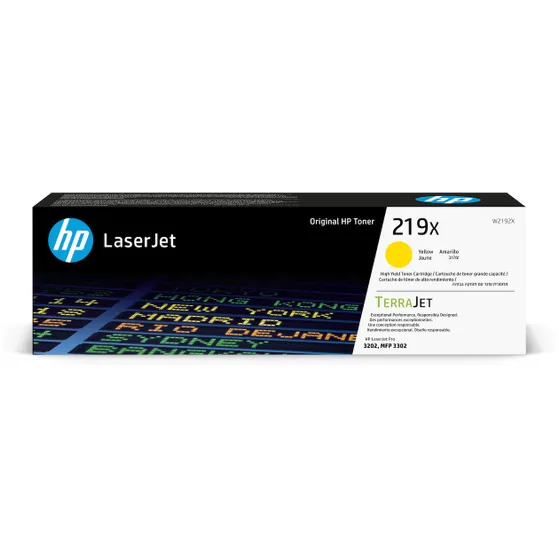 HP 219X Toner (Hoge Capaciteit) Geel