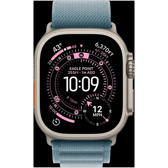 Apple Watch Ultra 3 GPS + Cellular 49mm met Alpine Loop - Medium Beige