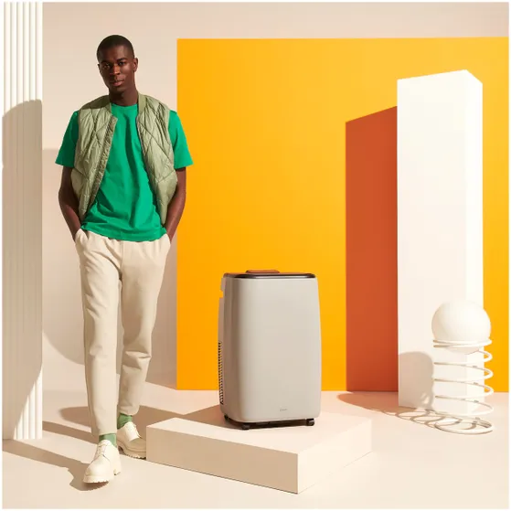 Duux DXMA22 North Smart + Heating 9000BTU Zwart/grijs