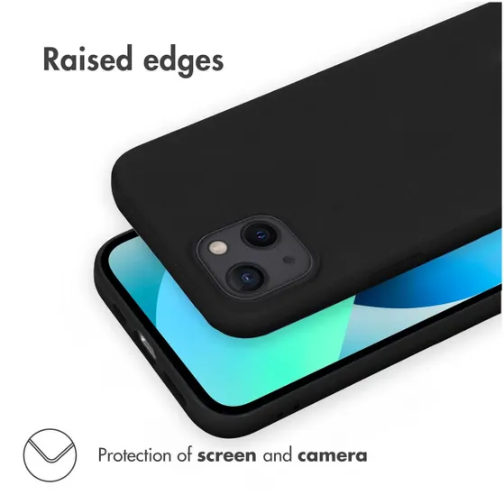 Accezz Color Case voor Apple  iPhone 13 Zwart