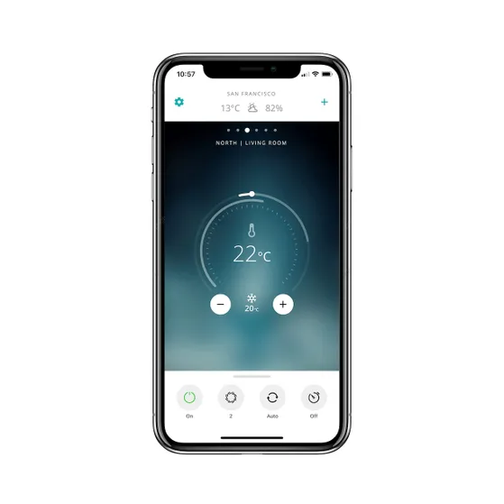 Duux DXMA26 North Smart 12.000 BTU Zwart/grijs