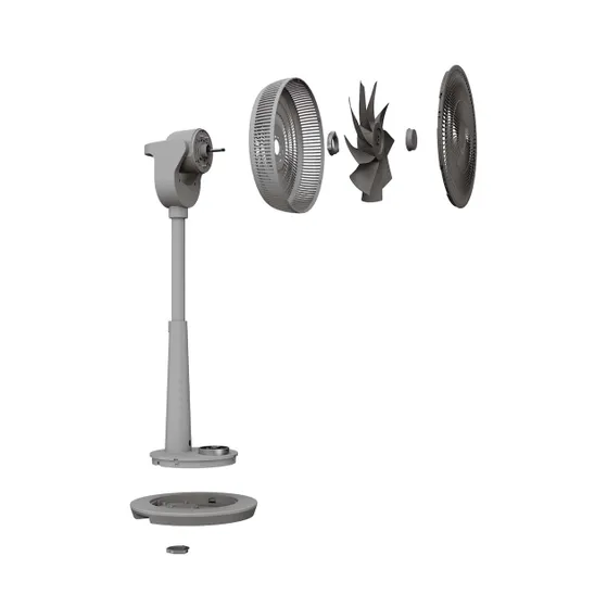 Duux DXCF27 Whisper Fan 2 Grijs