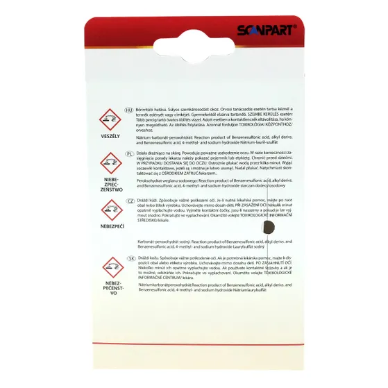 Scanpart reinigingstabletten 10 stuks Wit