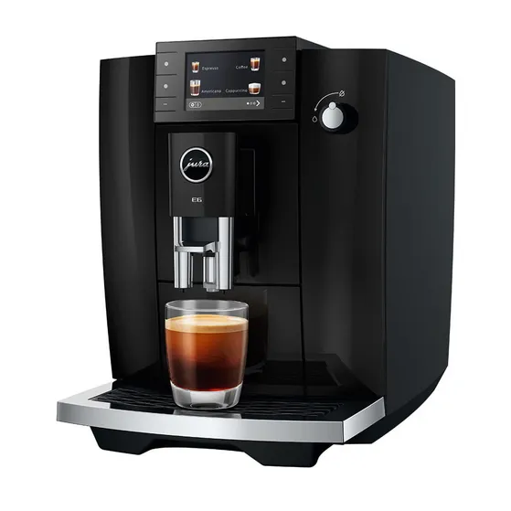JURA E6 Piano Black (ED) Zwart