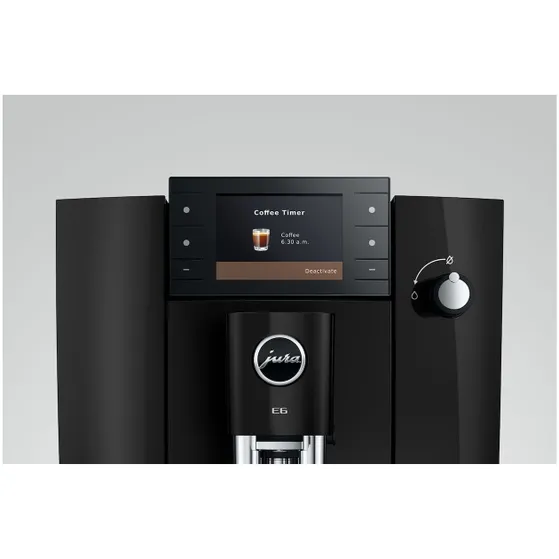 JURA E6 Piano Black (ED) Zwart