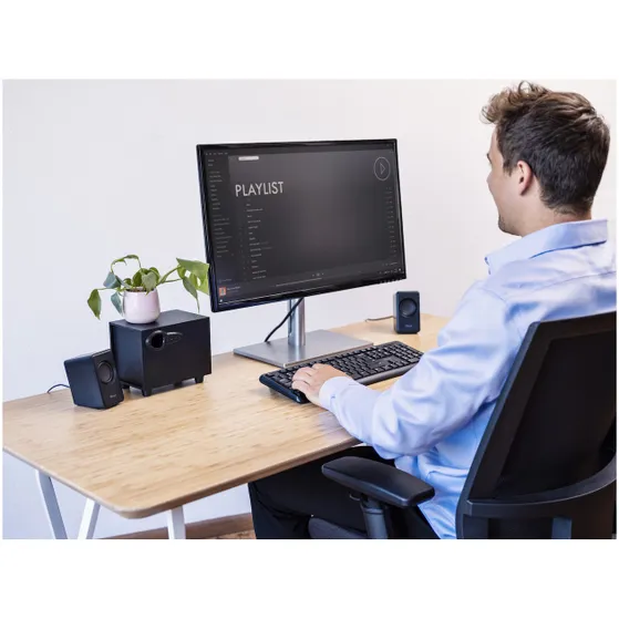 Trust Avora 2.1 subwoofer luidsprekerset Zwart