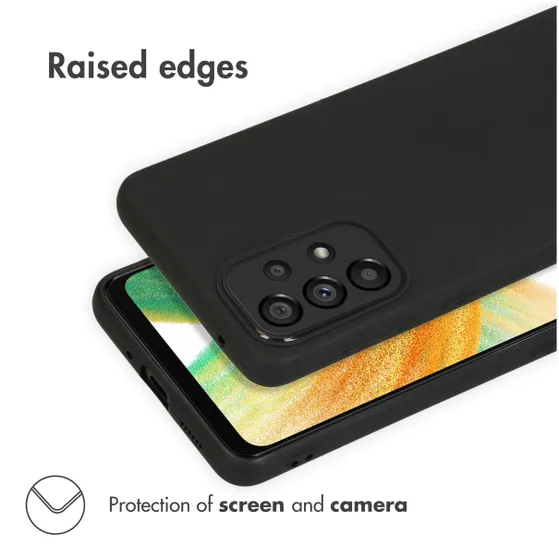 Accezz Color Case voor Samsung Galaxy A33 Zwart