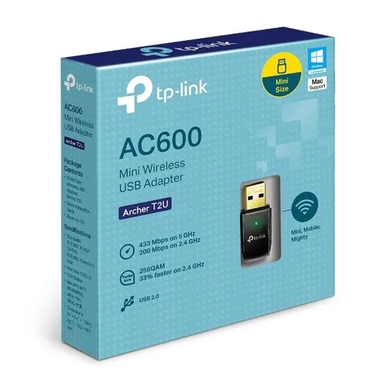 TP-Link Archer T2U - AC600 Wireless Dual Band USB Adapter