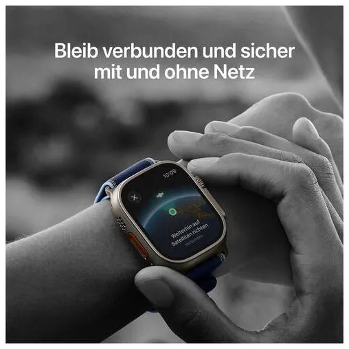 Apple Watch Ultra 3 GPS + Cellular 49mm met Ocean Band Beige