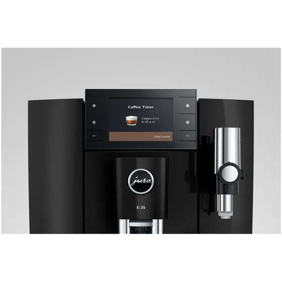 JURA E8 Piano Black (ED) Zwart