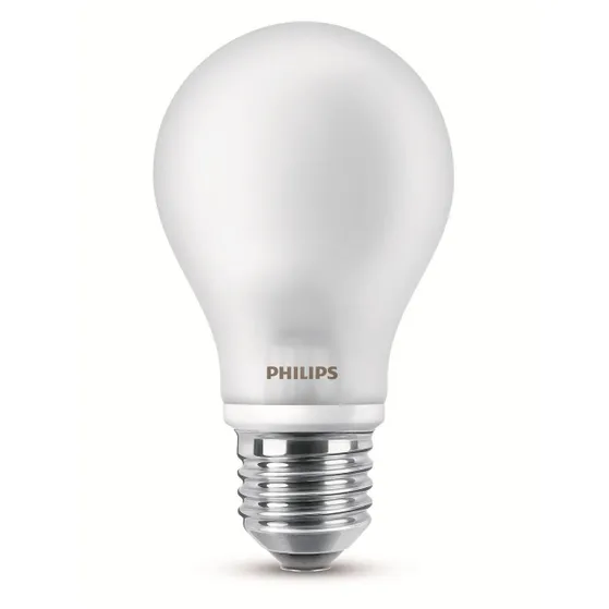 Philips LED lamp E27 7W 806Lm classic mat 2 stuks