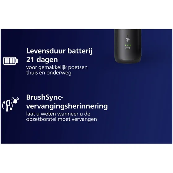 Philips HX7101/02 Sonicare Zwart