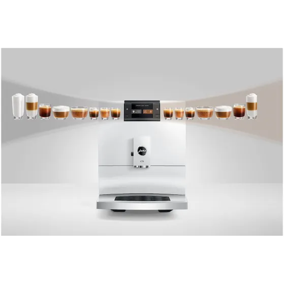 JURA C9 Piano White (EA) Wit