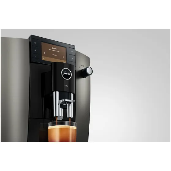 JURA E6 Dark Inox (ED) Zwart