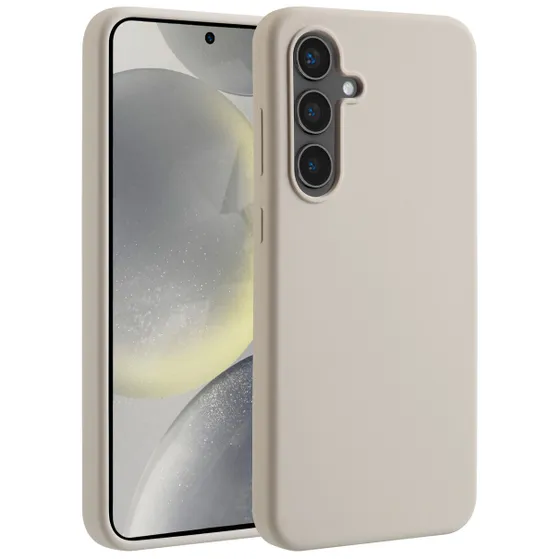 Accezz Liquid Silicone Backcover met MagSafe voor Samsung Galaxy S24 FE Grijs