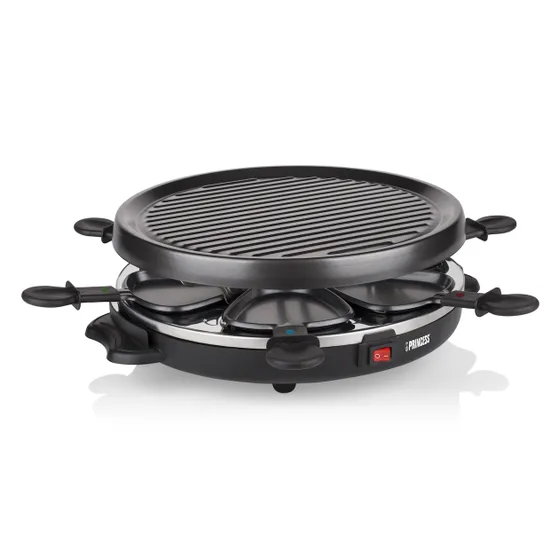 Princess Raclette 6 Grill Party 162725 Zwart