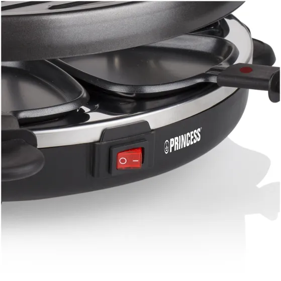 Princess Raclette 6 Grill Party 162725 Zwart