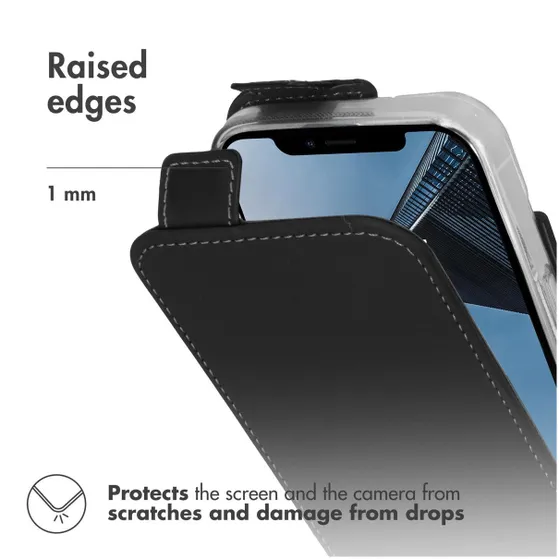 Accezz Flipcase voor Apple iPhone 14 Zwart