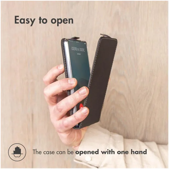 Accezz Flipcase voor Apple iPhone 14 Zwart