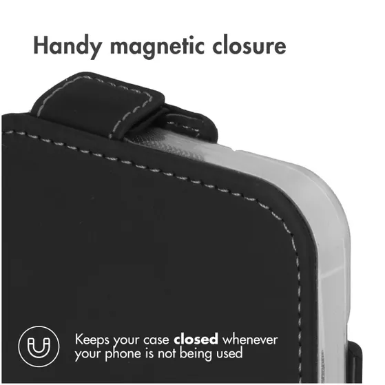 Accezz Flipcase voor Apple iPhone 14 Zwart
