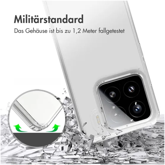 Accezz Xtreme Impact Backcover voor Xiaomi 15 Transparant