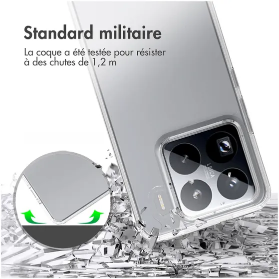 Accezz Xtreme Impact Backcover voor Xiaomi 15 Pro Transparant