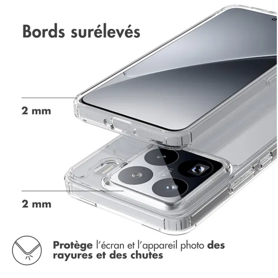 Accezz Xtreme Impact Backcover voor Xiaomi 15 Pro Transparant