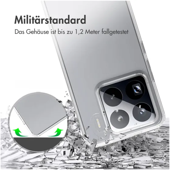 Accezz Xtreme Impact Backcover voor Xiaomi 15 Pro Transparant
