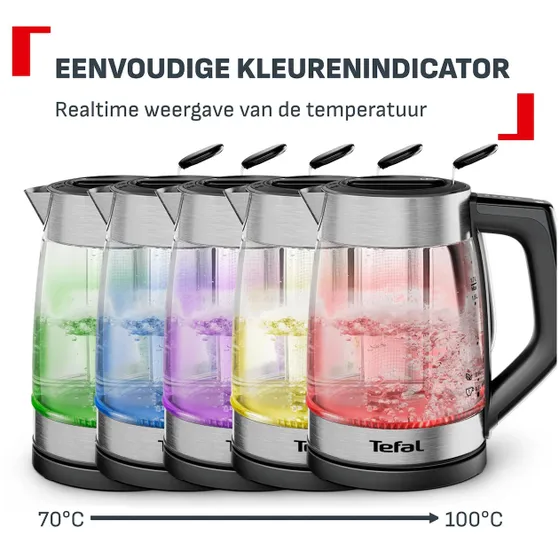 Tefal BJ760D Element glass Rvs