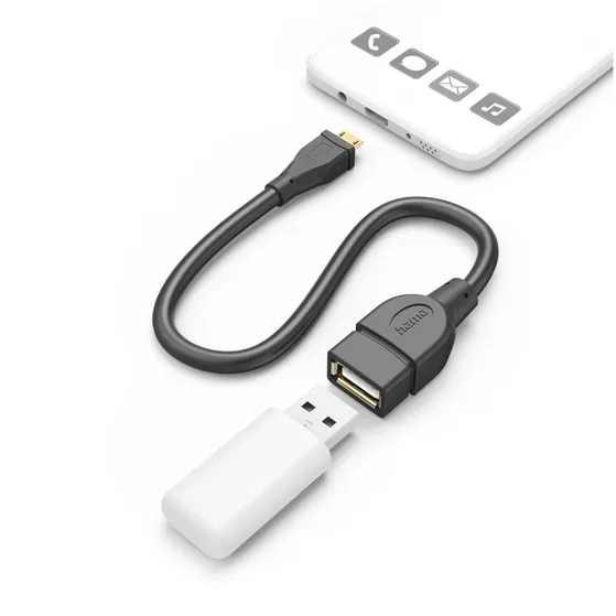 Hama Snellader, GaN, 1x USB-C PD, 1x USB-A QC, mini-oplader, 65 W Wit