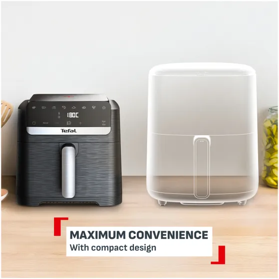 Tefal EY8618 Easy Fry Mega Compact 7.5 L Zwart