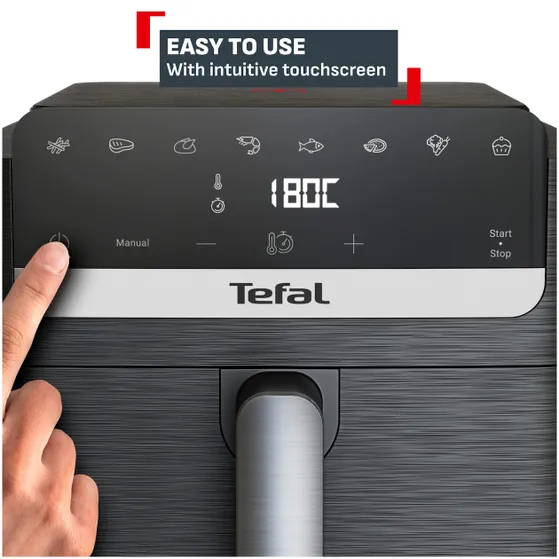Tefal EY8618 Easy Fry Mega Compact 7.5 L Zwart