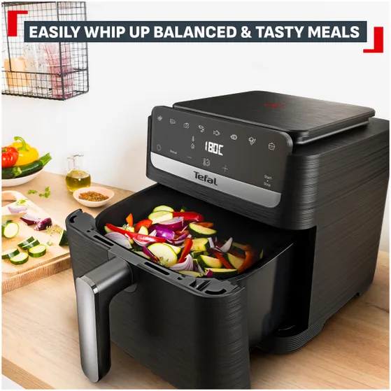 Tefal EY8618 Easy Fry Mega Compact 7.5 L Zwart