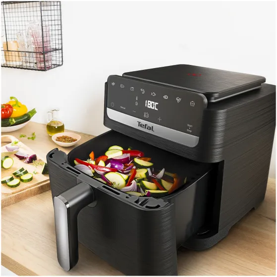Tefal EY8618 Easy Fry Mega Compact 7.5 L Zwart