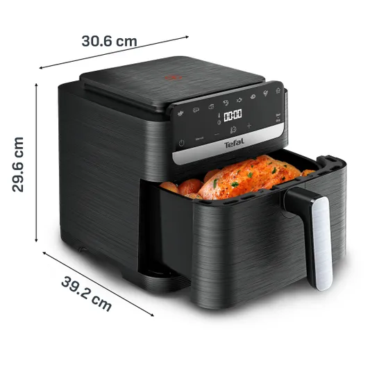 Tefal EY8618 Easy Fry Mega Compact 7.5 L Zwart