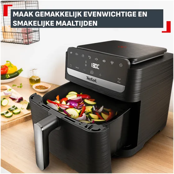 Tefal EY8618 Easy Fry Mega Compact 7.5 L Zwart