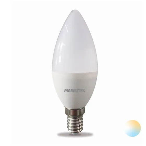 Marmitek GLOW SE - Smart Wi-Fi LED bulb - E14 | 380 lumen | 4.5 W = 35 W Wit