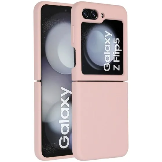 Accezz Liquid Silicone Backcover Samsung Galaxy Z Flip 5 Roze