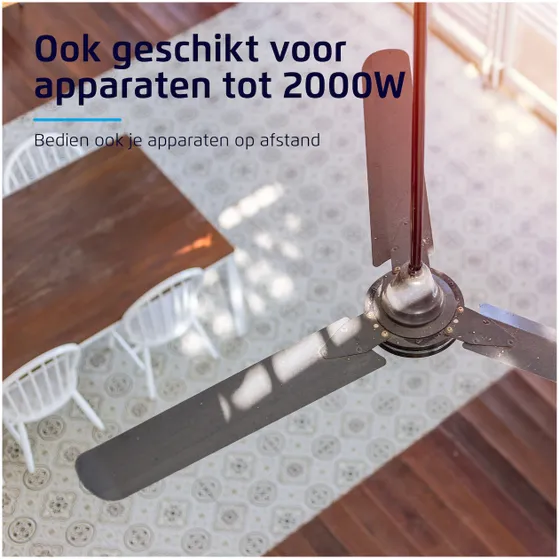 KlikAanKlikUit ACM-2000 Inbouwschakelaar tot 2000W Wit